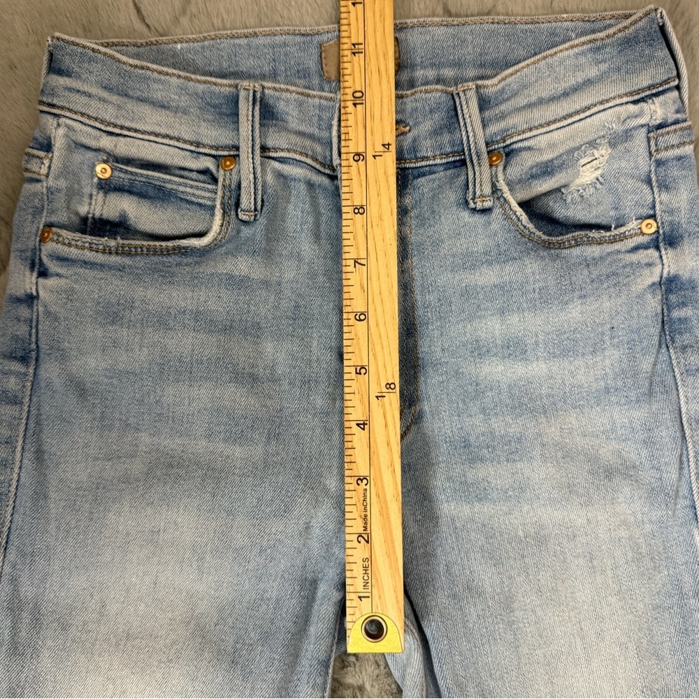 Mother The Stunner High Waist Skinny Jeans In Poisoned Petals Size 25 - Picture 6 of 14